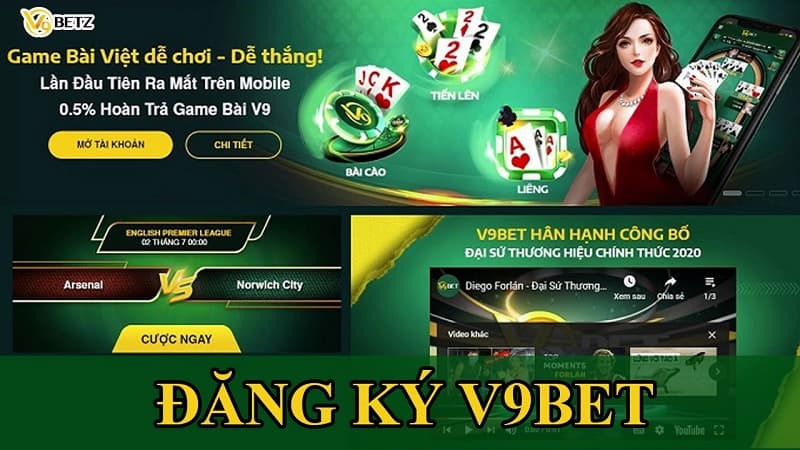 Điều kiện khi tham gia đăng ký V9bet